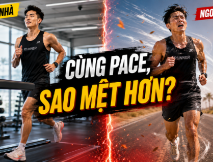 3 yếu tố khiến chạy ngoài trời “khó nhằn” hơn so với chạy trên máy