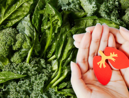 Muốn bảo vệ lá phổi, hãy ăn rau xanh