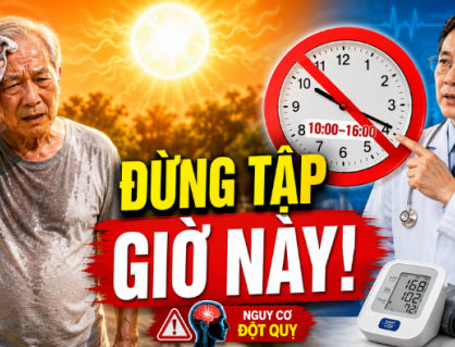 Thời điểm tập thể dục an toàn cho người tăng huyết áp