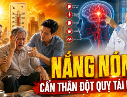 3 lưu ý khi chăm sóc người từng bị đột quỵ trong thời tiết nắng nóng