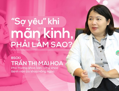 “Sợ yêu” khi mãn kinh, phải làm sao?