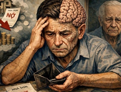 Não lão hóa nhanh hơn vì thiếu tiền!