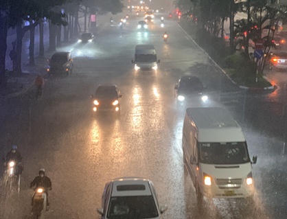 Bắc Bộ đón đợt mưa lớn trên diện rộng