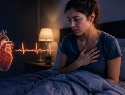 Tại sao nhiều người hay có cơn đánh trống ngực về đêm?