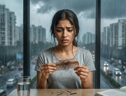 Vì sao tóc rụng nhiều hơn vào mùa mưa?