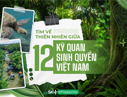 Tìm về thiên nhiên giữa 12 kỳ quan sinh quyển Việt Nam