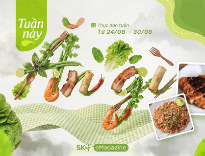 Thực đơn tuần ngon miệng cho cả nhà khỏe mạnh