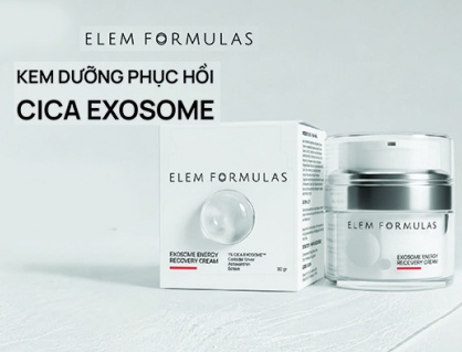 Kem dưỡng Cica Exosome và cơ chế tự phục hồi của da