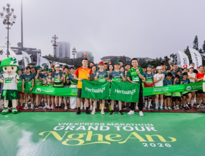 Lan tỏa lối sống năng động cùng Herbalife Việt Nam tại VM Grand Tour Nghệ An 2026