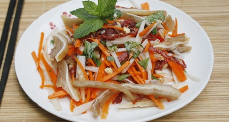 cách làm nộm ngó sen
