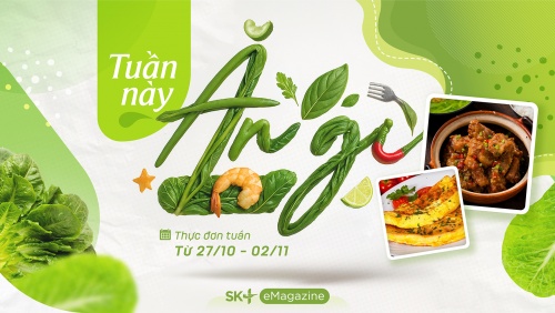 Thực đơn tuần ngon miệng cho cả nhà khỏe