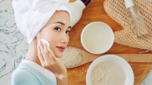 Bật mí lợi ích của toner nước gạo với làn da