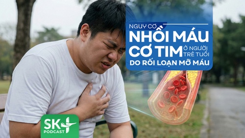 Podcast: Nguy cơ nhồi máu cơ tim ở người trẻ do rối loạn mỡ máu