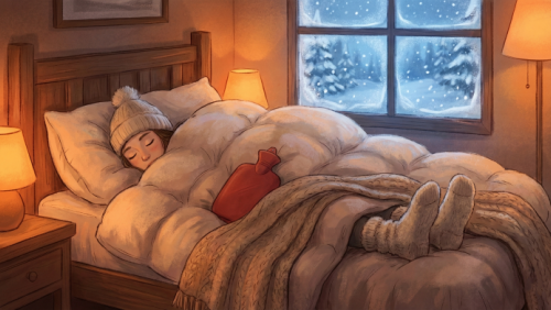 Cách giữ ấm để ngủ ngon khi trời rét đậm