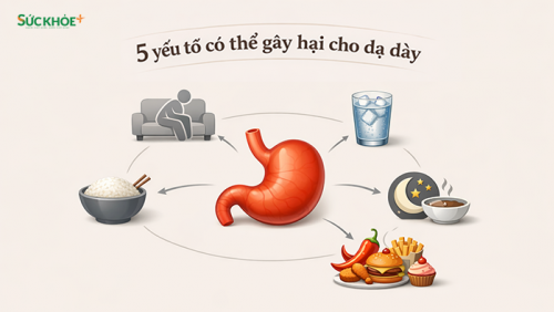 5 yếu tố có thể gây hại dạ dày theo chuyên gia Đông y