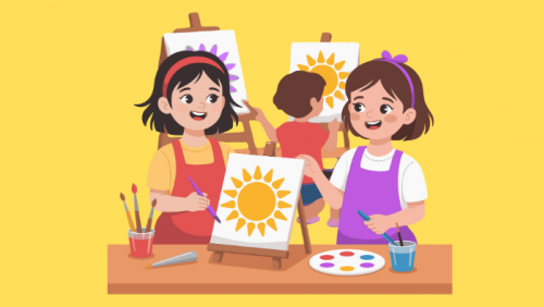 Infographic: 7 cách giúp trẻ phát triển khả năng sáng tạo