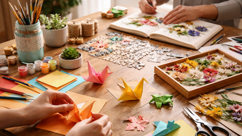 Cân bằng tâm trí nhờ hoạt động thủ công