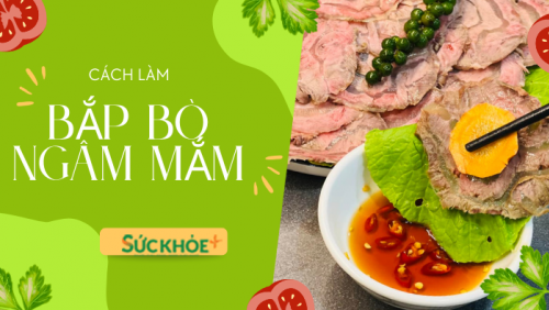 Cách làm món bắp bò ngâm mắm chuẩn vị ngày Tết
