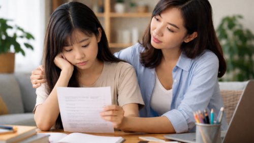 Con bị điểm kém, cha mẹ nên làm gì?