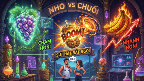 Nho và chuối: Loại nào khiến đường huyết tăng nhanh hơn?