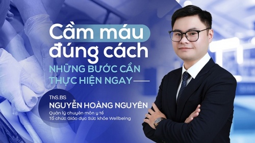 Cầm máu đúng cách: Những bước cần thực hiện ngay