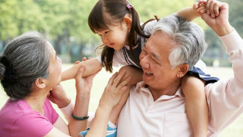 Việc chăm cháu giúp ông bà sống vui khỏe và minh mẫn hơn