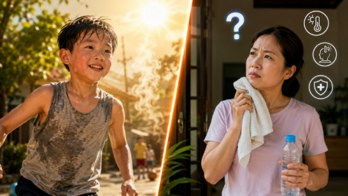 Nắng nóng, có nên tắm nhiều lần để hạ nhiệt cho trẻ?