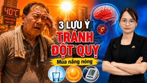 3 lưu ý giúp giảm nguy cơ đột quỵ khi thời tiết nắng nóng