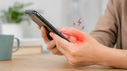 Vì sao dùng điện thoại nhiều dễ đau ngón tay cái?