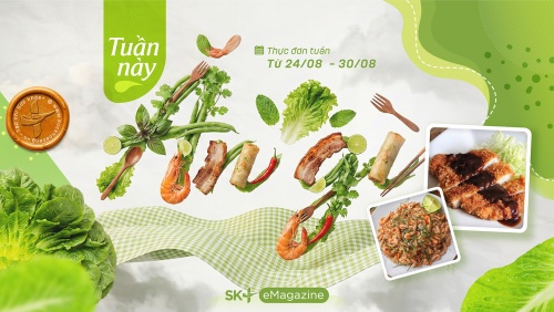 Thực đơn tuần ngon miệng cho cả nhà khỏe mạnh