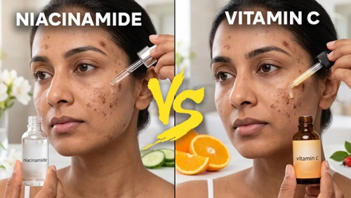 Niacinamide và vitamin C: Loại nào tốt hơn để làm mờ vết thâm, nám?