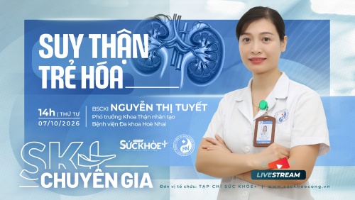 TỌA ĐÀM trực tuyến: Suy thận trẻ hóa