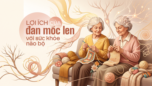 Lợi ích của đan móc len với sức khỏe não bộ