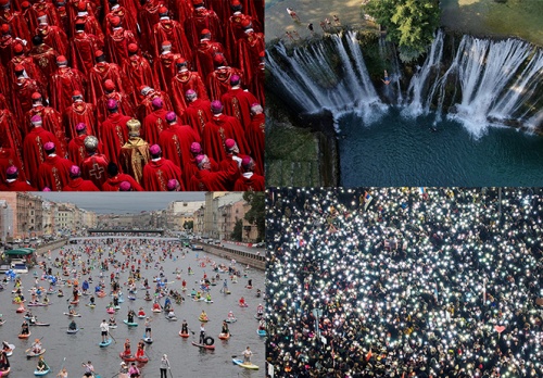 Những khoảnh khắc ấn tượng trên thế giới nhìn từ trên cao