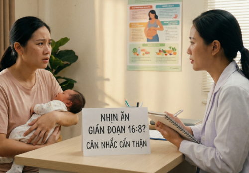 Nhịn ăn gián đoạn 16/8 khi cho con bú: Lợi ít hại nhiều mẹ cần biết  