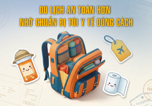 “Bỏ túi” kinh nghiệm chuẩn bị túi y tế du lịch cho gia đình 