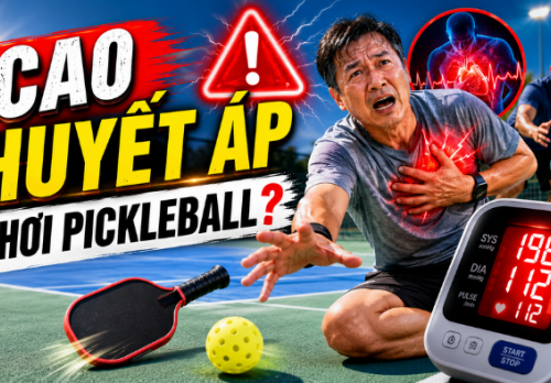 Người tăng huyết áp cần thận trọng khi chơi pickleball