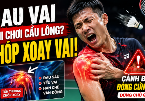 Tại sao đau vai khi chơi cầu lông không thể tự khỏi?