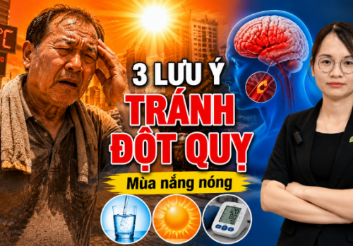 3 lưu ý giúp giảm nguy cơ đột quỵ khi thời tiết nắng nóng