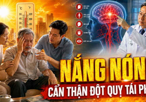 3 lưu ý khi chăm sóc người từng bị đột quỵ trong thời tiết nắng nóng