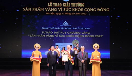 Vina-Link Group nhận 'Huy chương Vàng vì sức khỏe cộng đồng' năm 2022