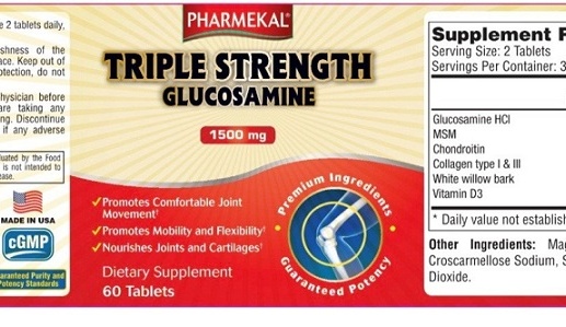 TPBVSK Pharmekal ® Triple strength Glucosamine 1500mg quảng cáo 'nổ' như thuốc chữa bệnh