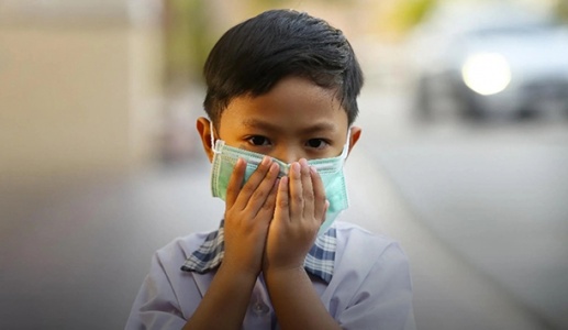 Ô nhiễm không khí đô thị khiến trẻ em dễ lên cơn hen phế quản