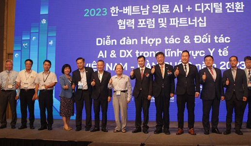 Việt Nam - Hàn Quốc đẩy mạnh hợp tác phát triển ứng dụng AI & DX trong lĩnh vực Y tế