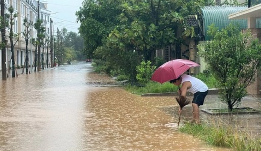 Trung Bộ và Nam Bộ nhiều nơi mưa to