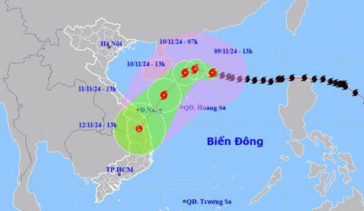 Bão số 7 Yinxing ảnh hưởng đến đất liền nước ta thế nào?