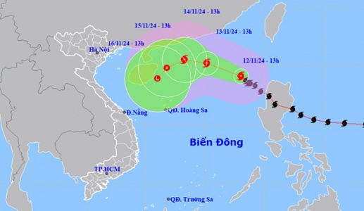 Bão Yinxing vừa tan, Biển Đông lại đón bão Toraji 