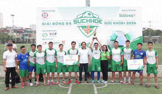 Giải Bóng đá Sức khỏe+ 2024: Abipha FC giữ vững ngai vàng 