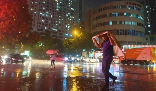 Bắc Bộ mưa lớn nhiều nơi, nhiệt độ giảm