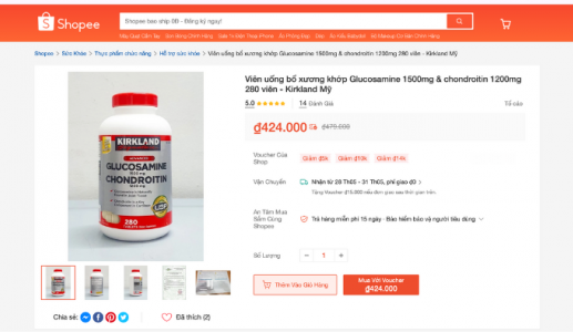 Shopee, Lazada cần siết chặt quản lý hoạt động kinh doanh TPCN 